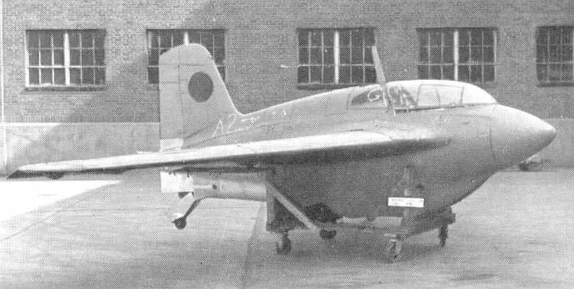 La carte Mitsubishi J8M Shūsui