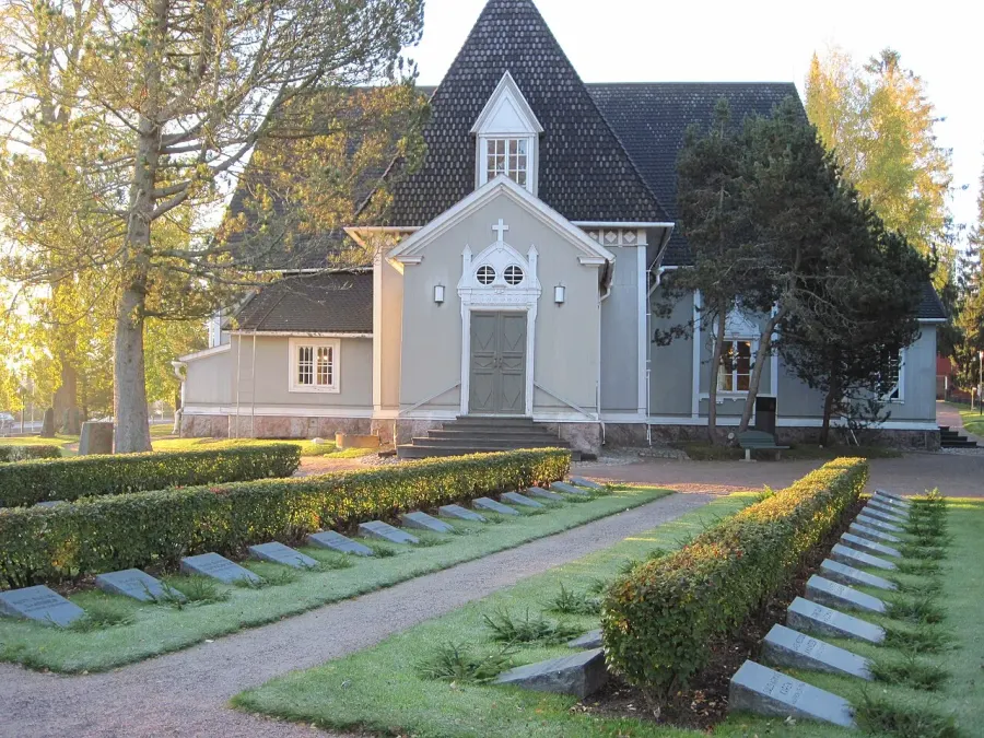 La carte Église de Tuusula