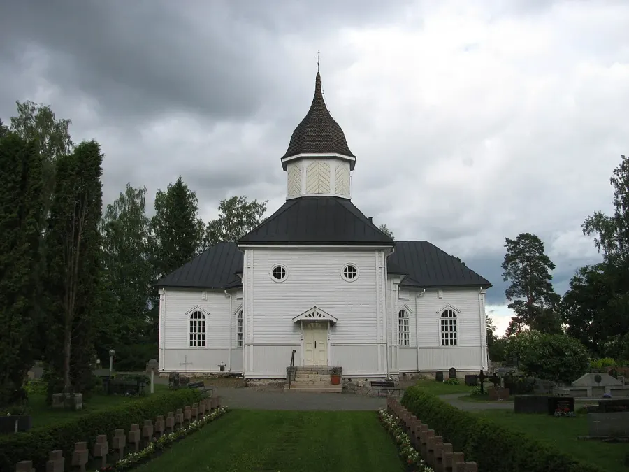 La carte Église de Tyrväntö