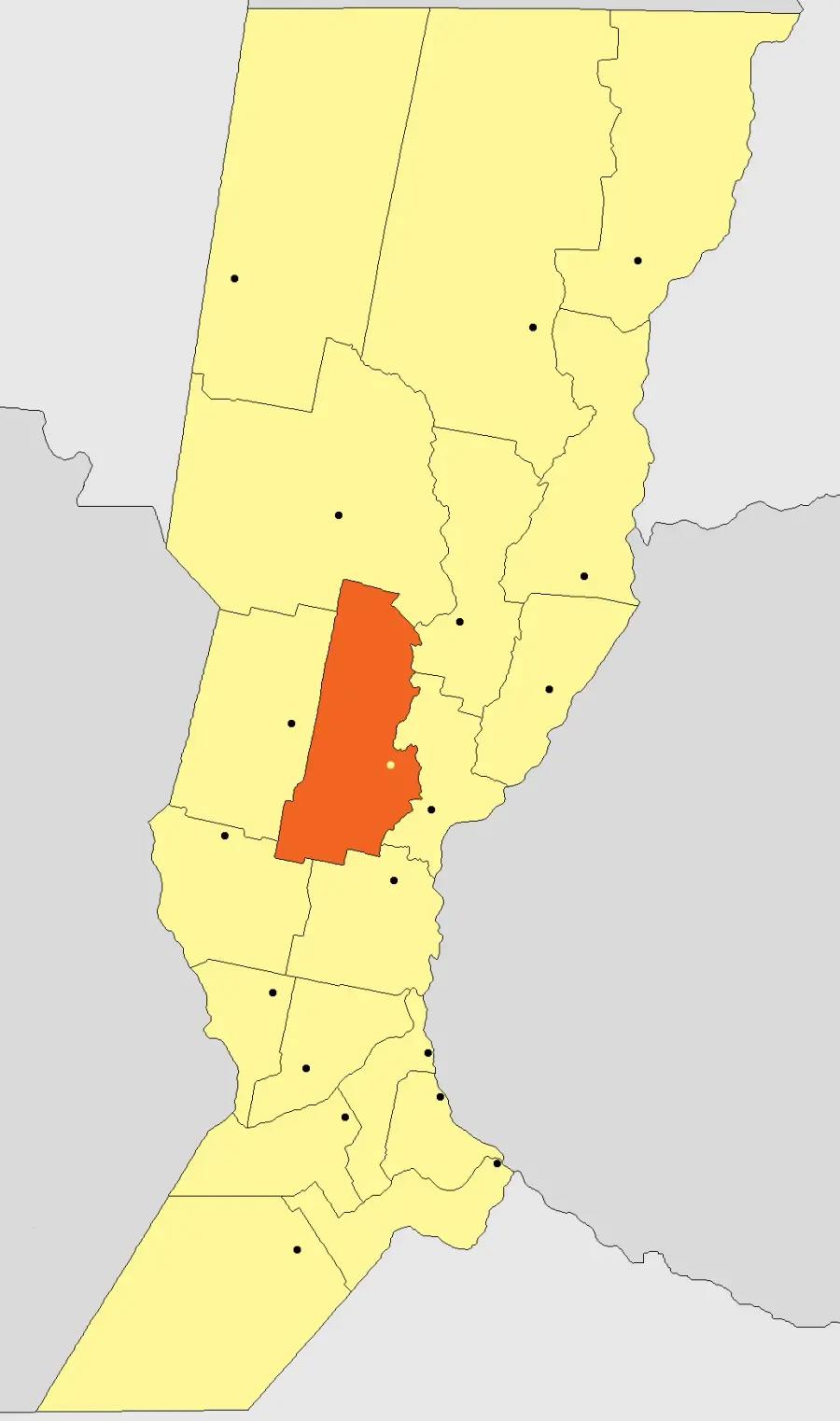 The Las Colonias Department card