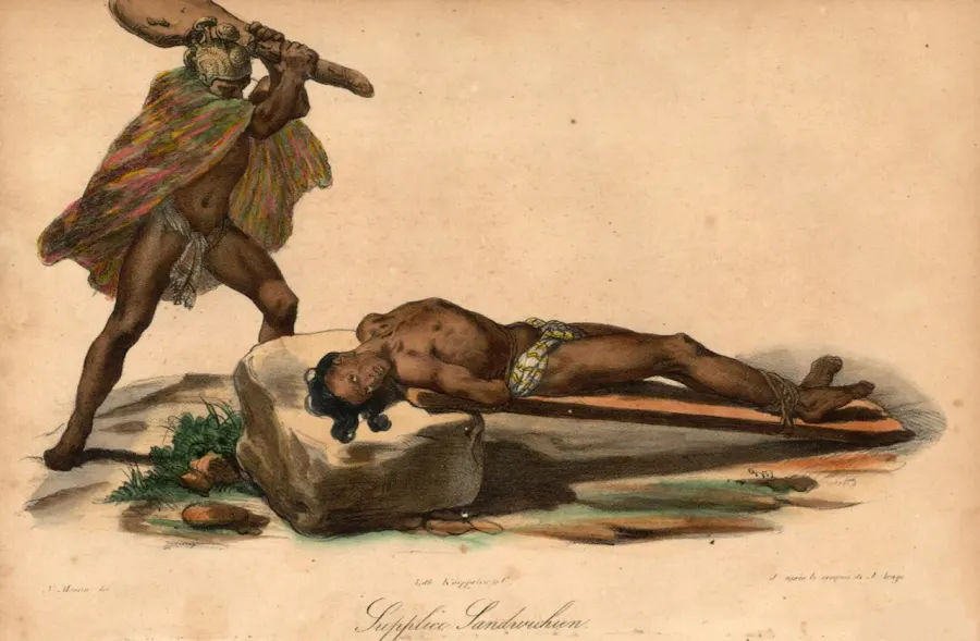 La carte Sacrifice humain