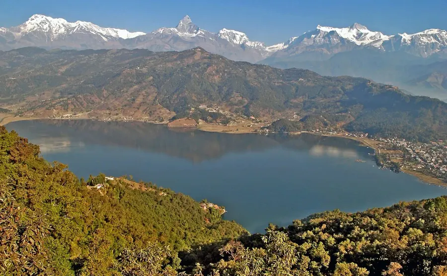 La carte Lac Phewa