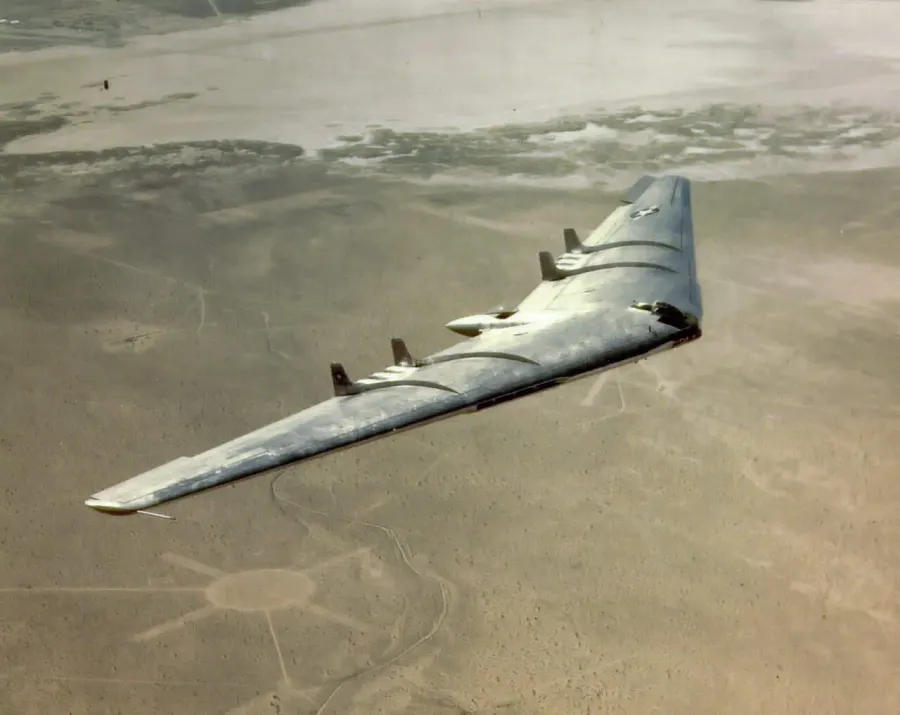 La carte Northrop YB-49
