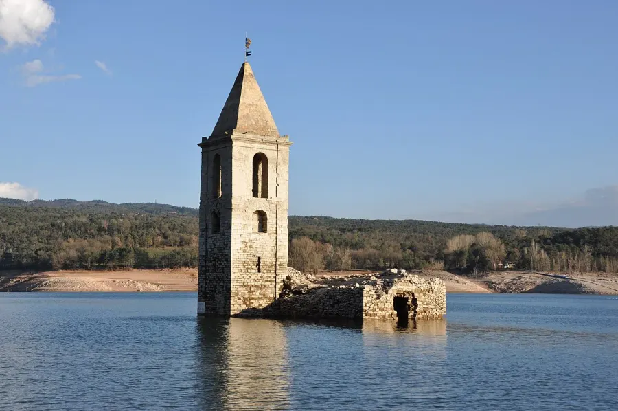 La carte Église de Sant Romà de Sau