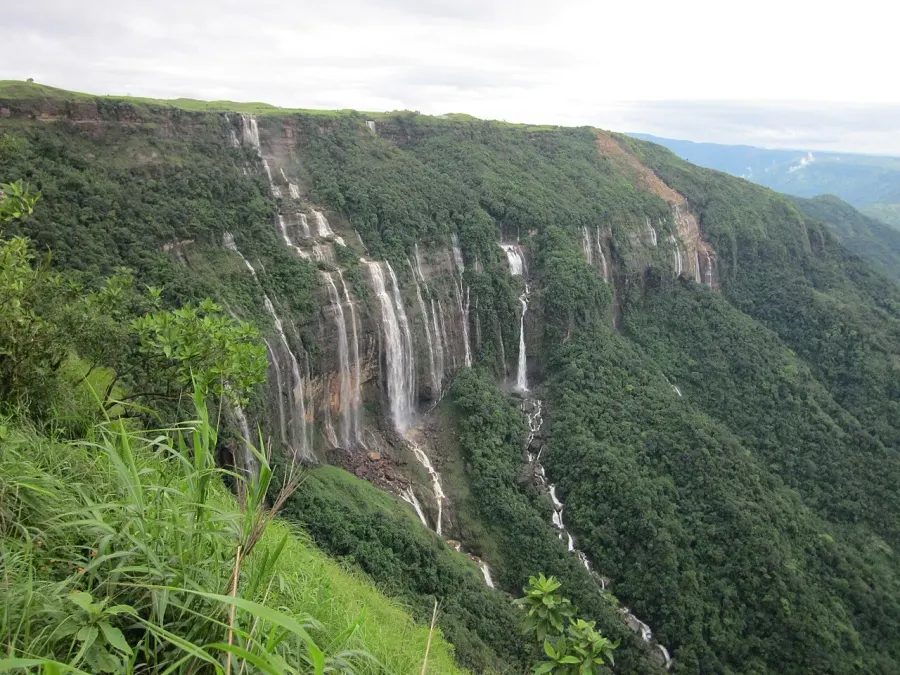 La carte Meghalaya