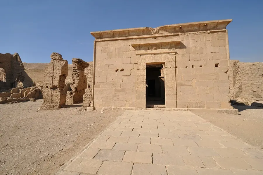 La carte Temple d'Hathor