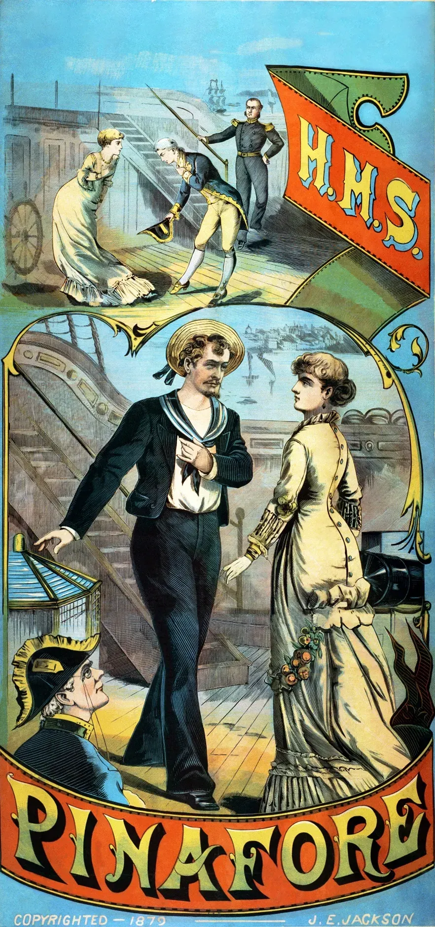 The H.M.S. Pinafore card