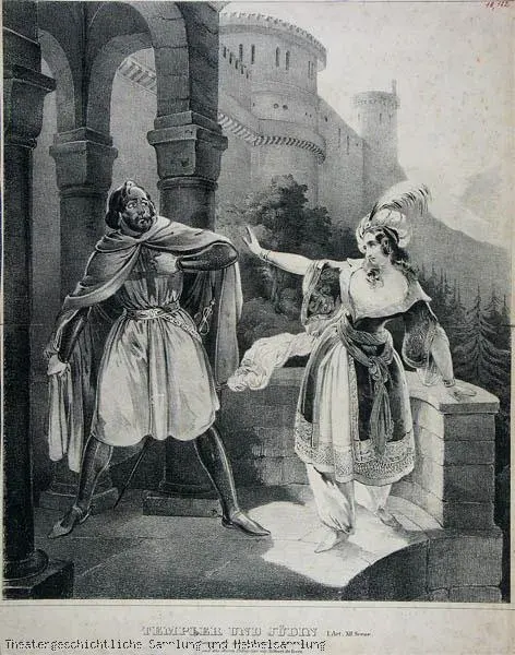 La carte Der Templer und die Jüdin
