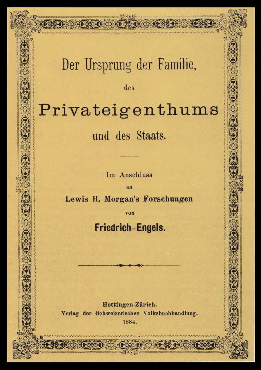 La carte L'Origine de la famille, de la propriété privée et de l'État