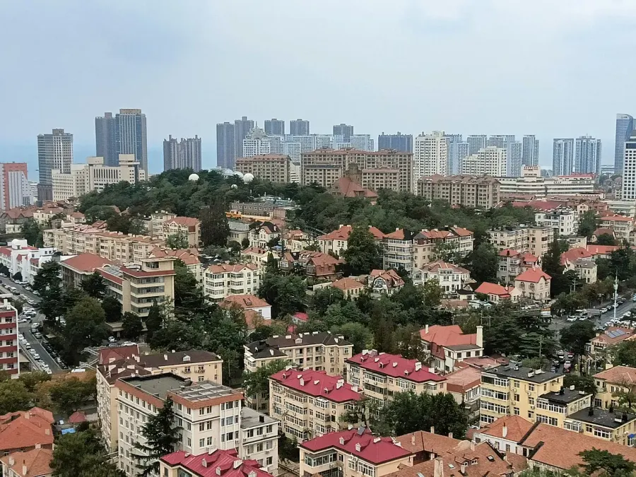 La carte District de Shibei