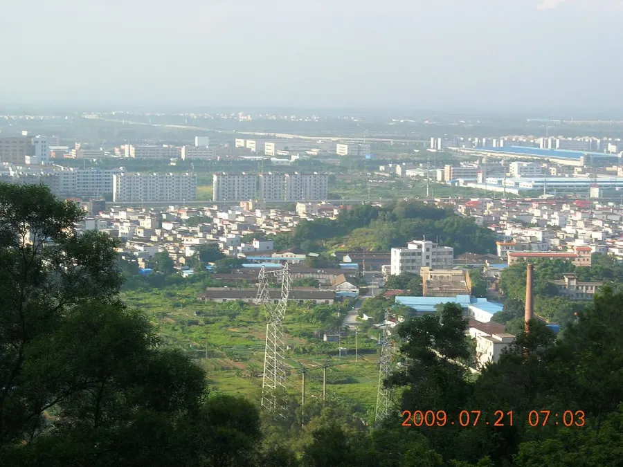 La carte District de Jianghai