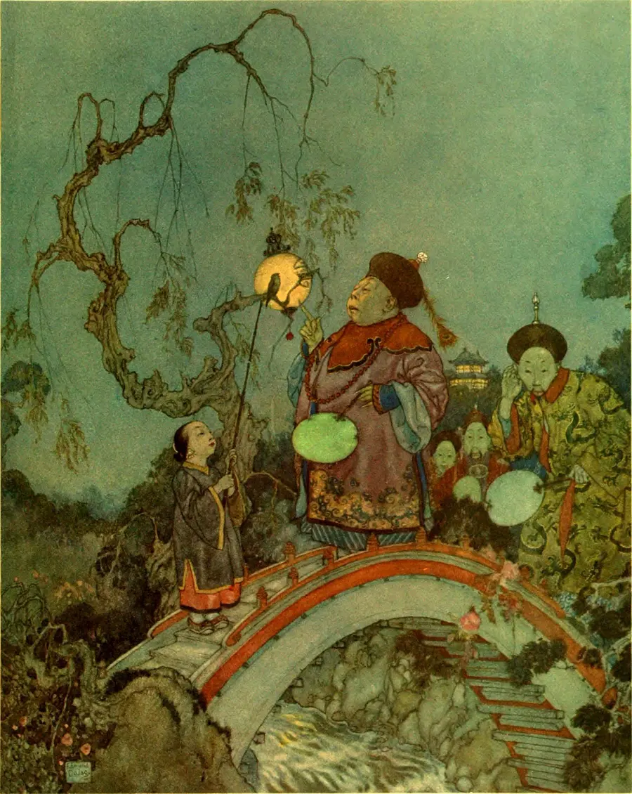 La carte Le Rossignol et l'Empereur de Chine