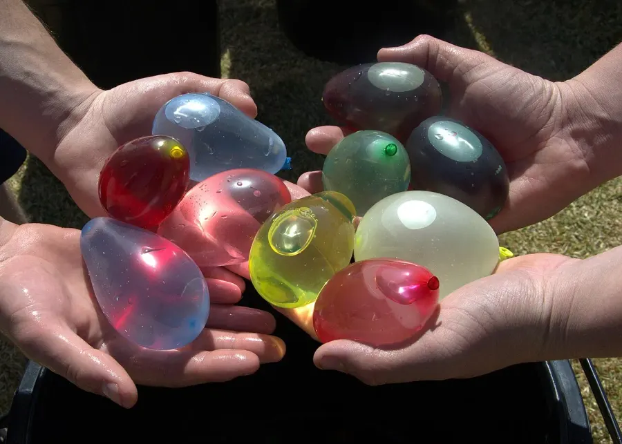 The Water balloon card