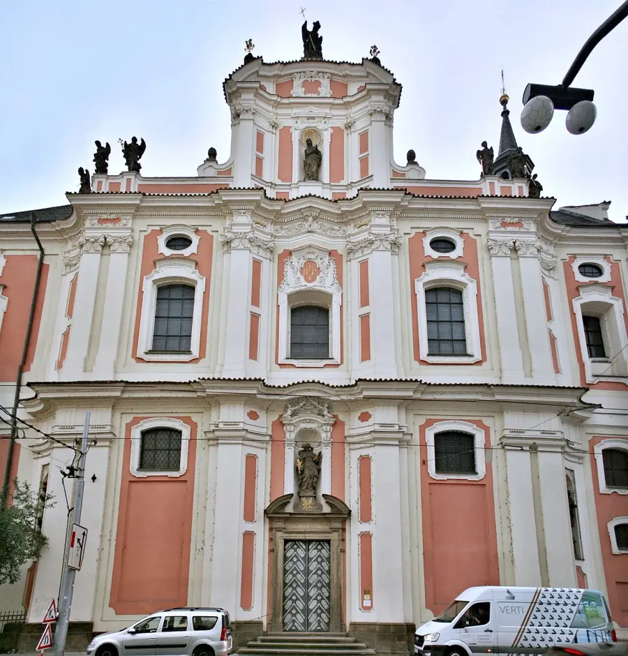 La carte Église Sainte-Ursule de Prague