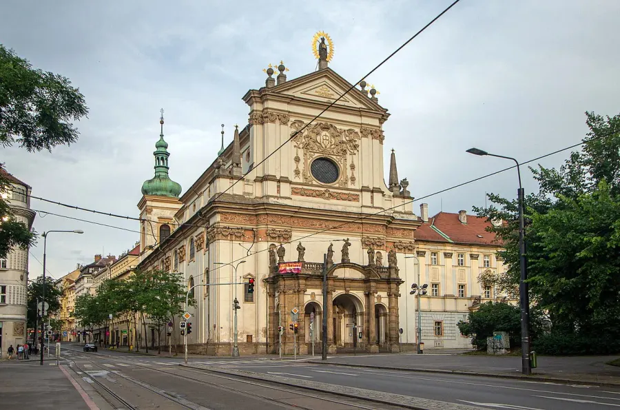 La carte Église Saint-Ignace de Prague