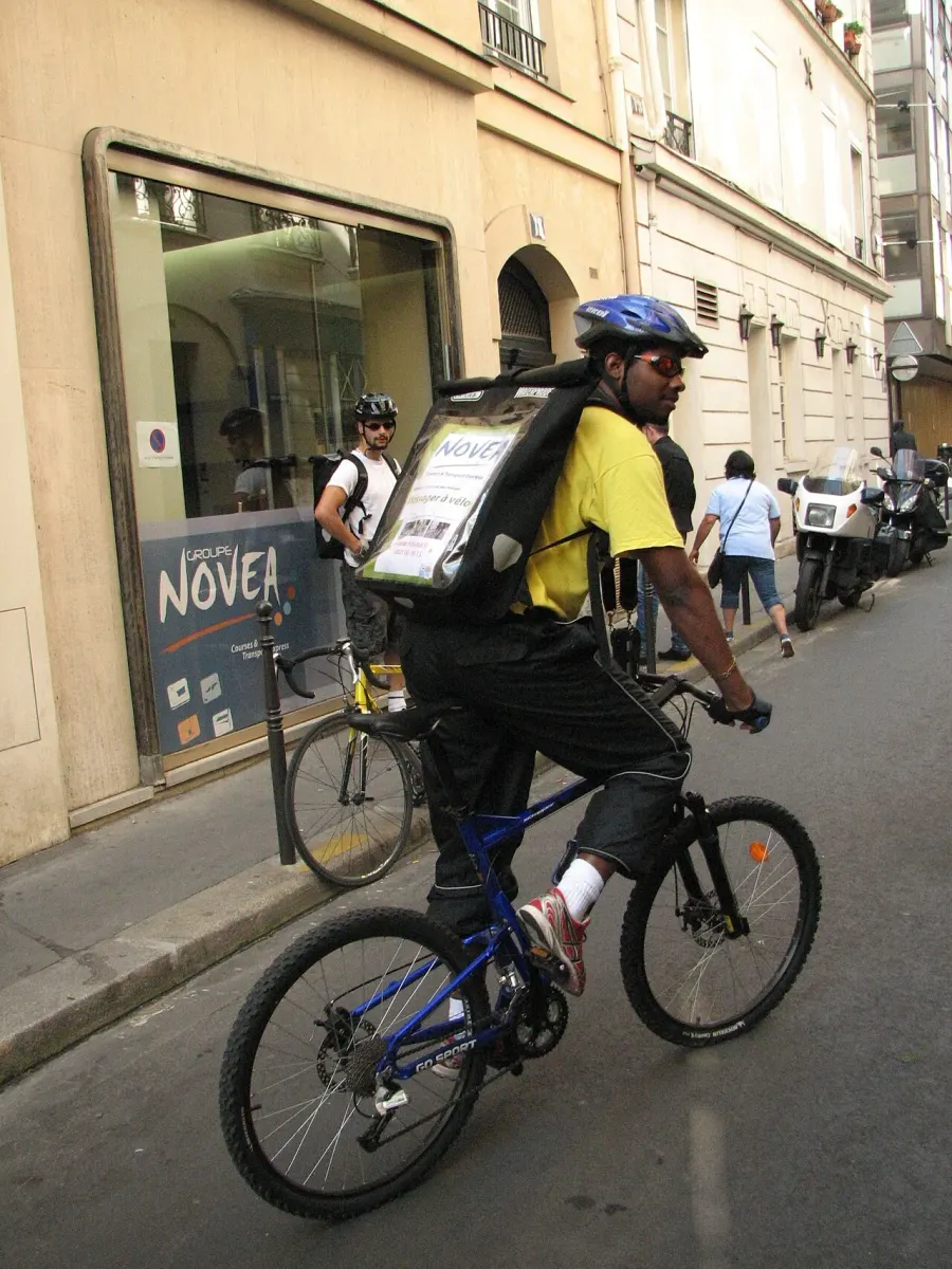 The Bicycle messenger card
