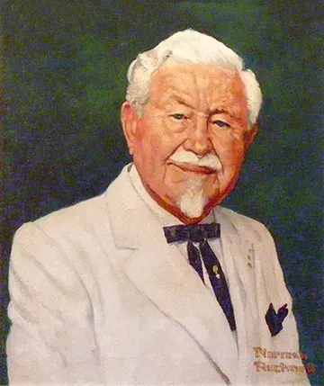 The Colonel Sanders card