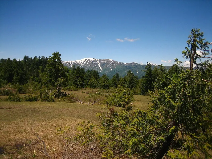 La carte Parc national d'Oze