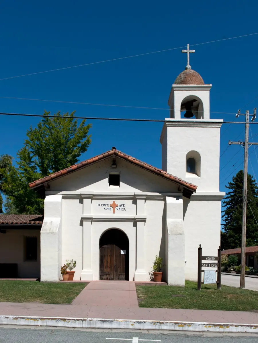 La carte Mission Santa Cruz