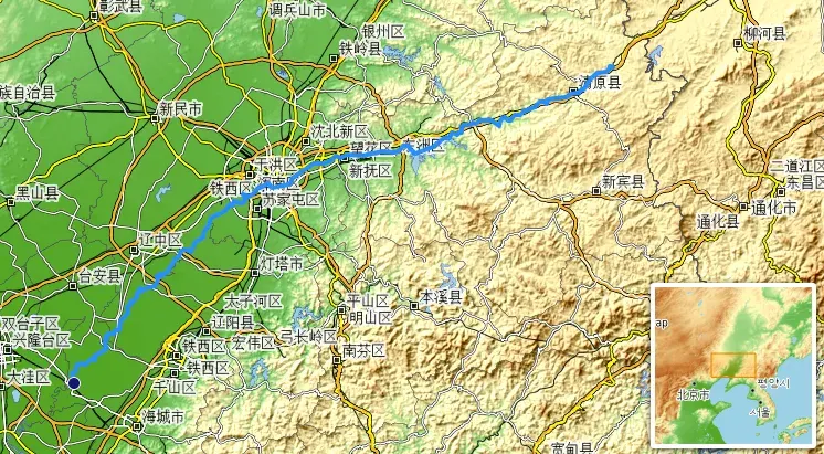 The Hun River card