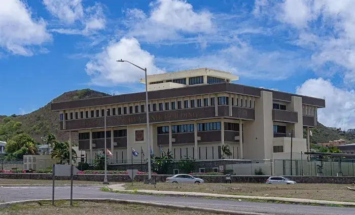 La carte Banque centrale des Caraïbes orientales