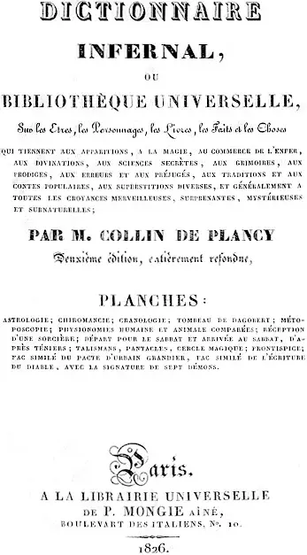 The Dictionnaire Infernal card
