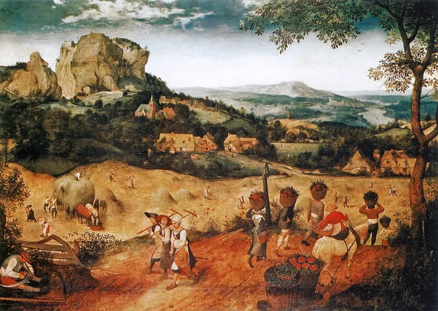 The The Hay Harvest card