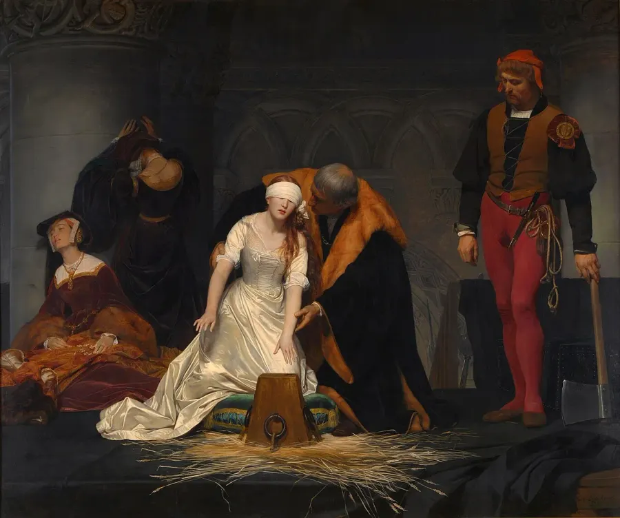 La carte Le Supplice de Jane Grey