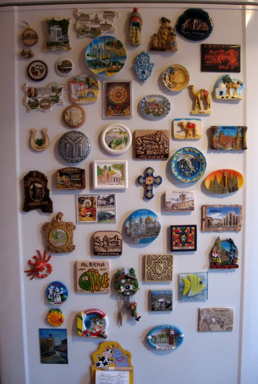 The Refrigerator magnet card