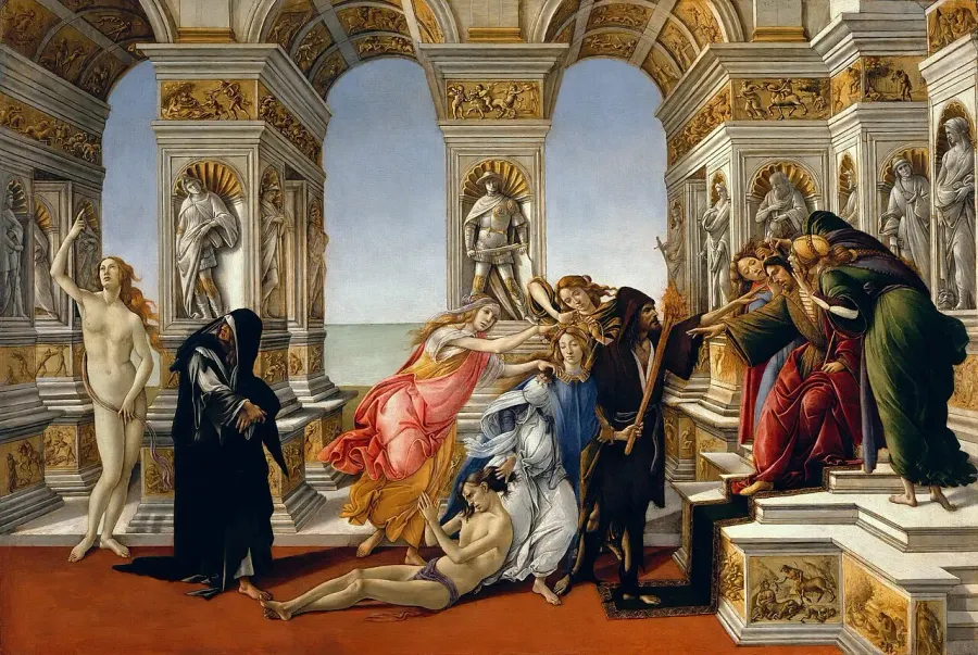 La carte La Calomnie d'Apelle