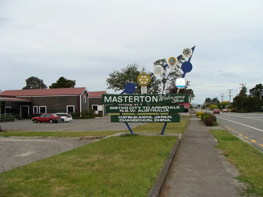 La carte Masterton