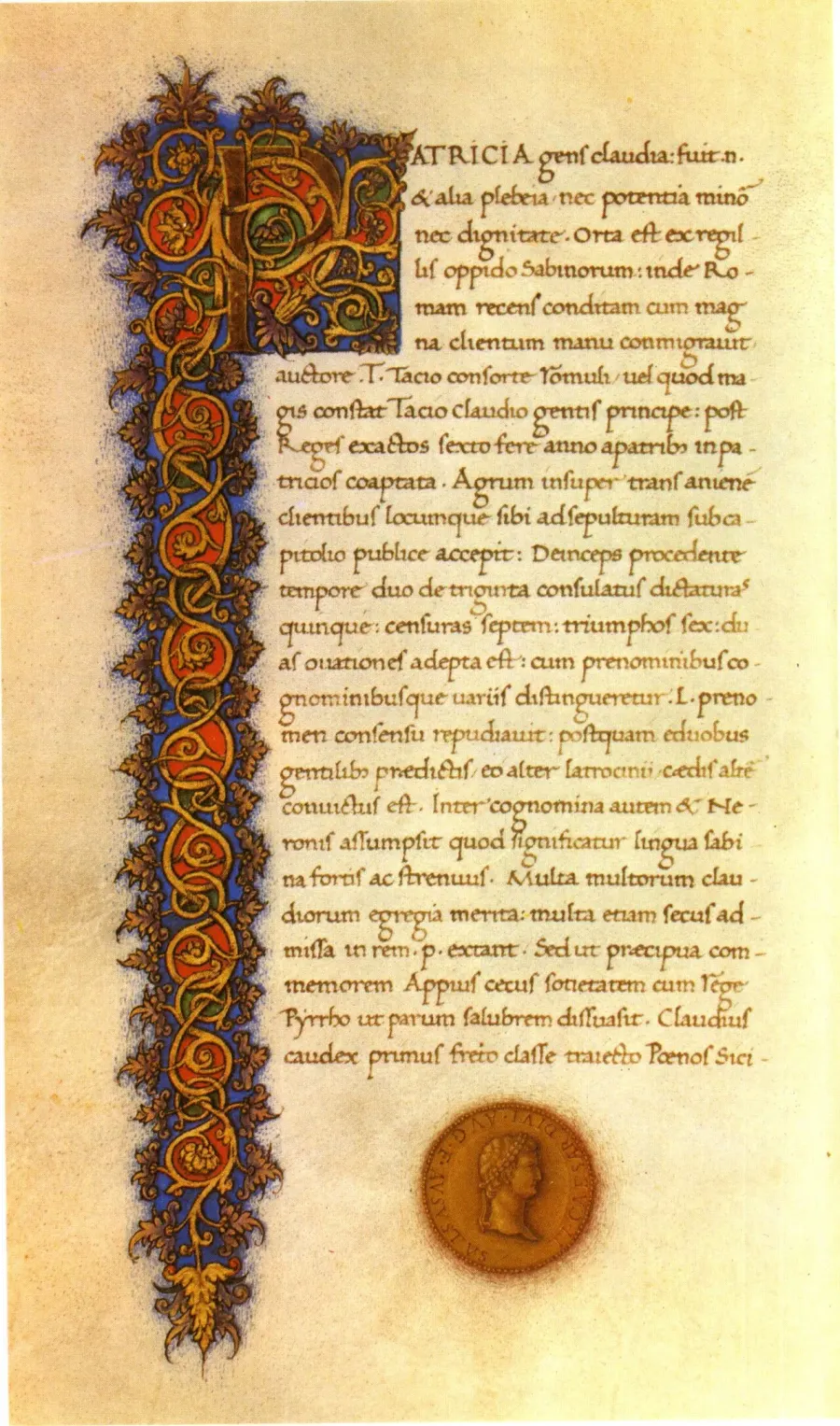 La carte Vie des douze Césars