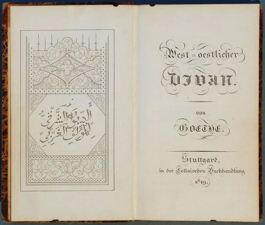 The West–östlicher Divan card