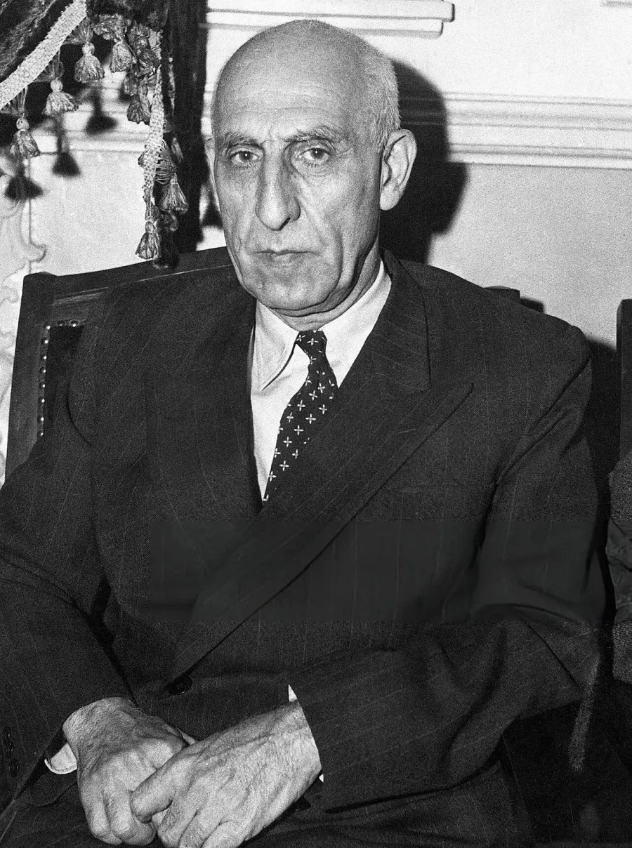 La carte Mohammad Mossadegh