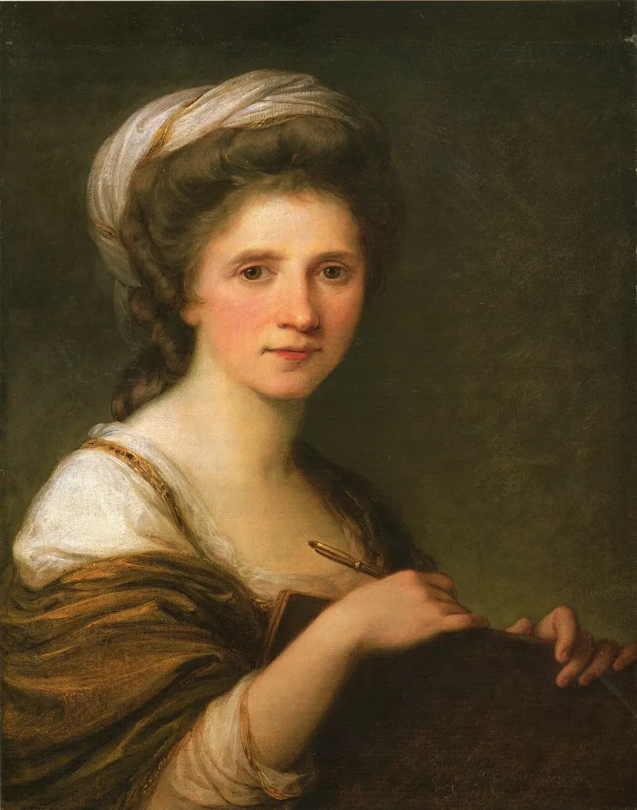 The Angelica Kauffman card