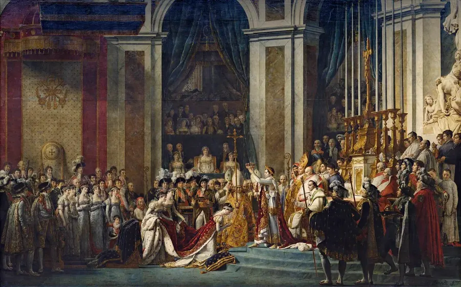 La carte Le Sacre de Napoléon