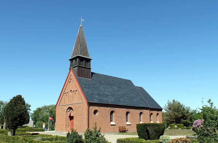 La carte Église d'Hulsig