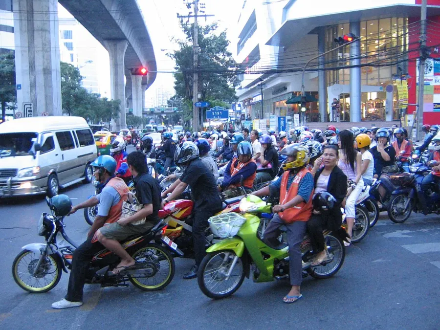 The Motorcycle taxi card