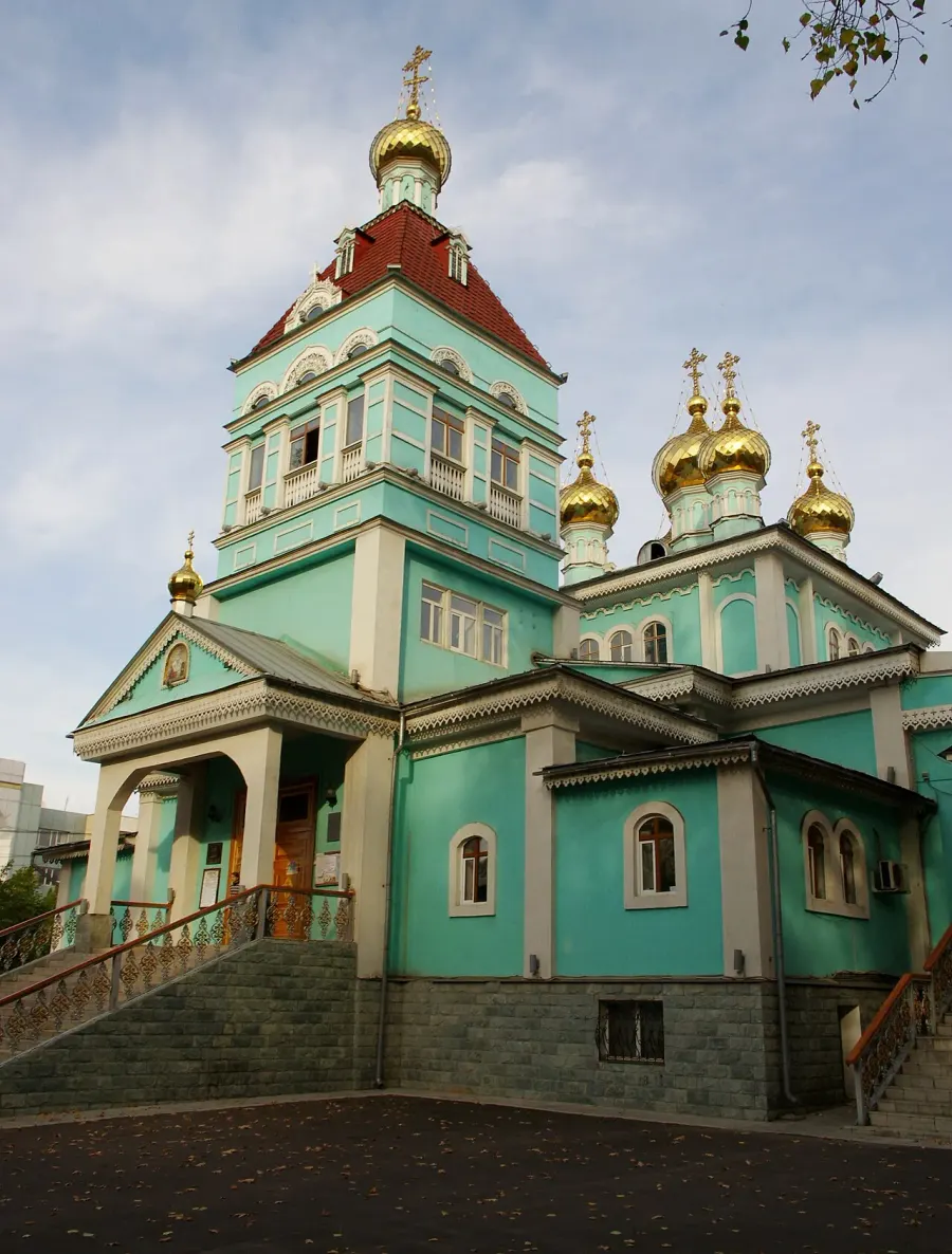 La carte Cathédrale Saint-Nicolas d'Almaty