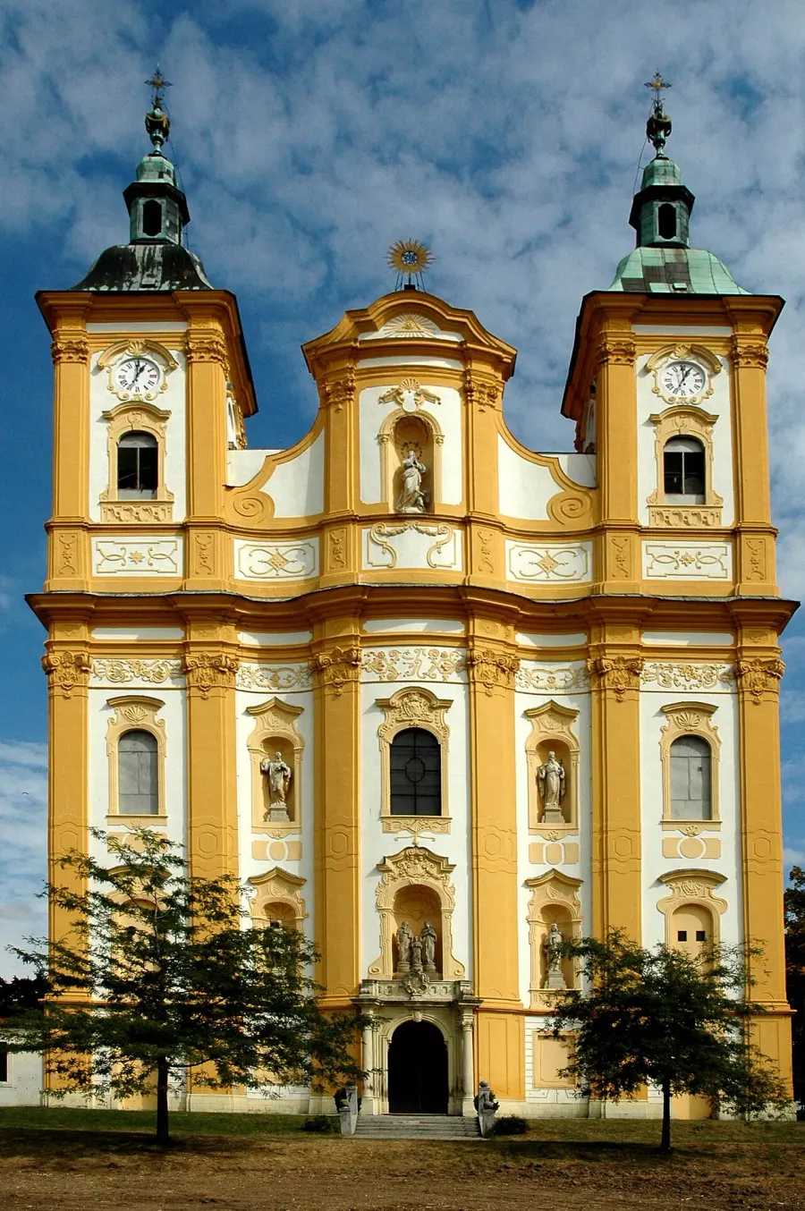 La carte Église de la Vierge Marie de Dub nad Moravou