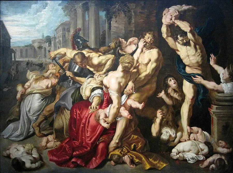 The Massacre of the Innocents card