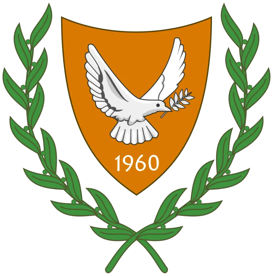 The Coat of arms of Cyprus card