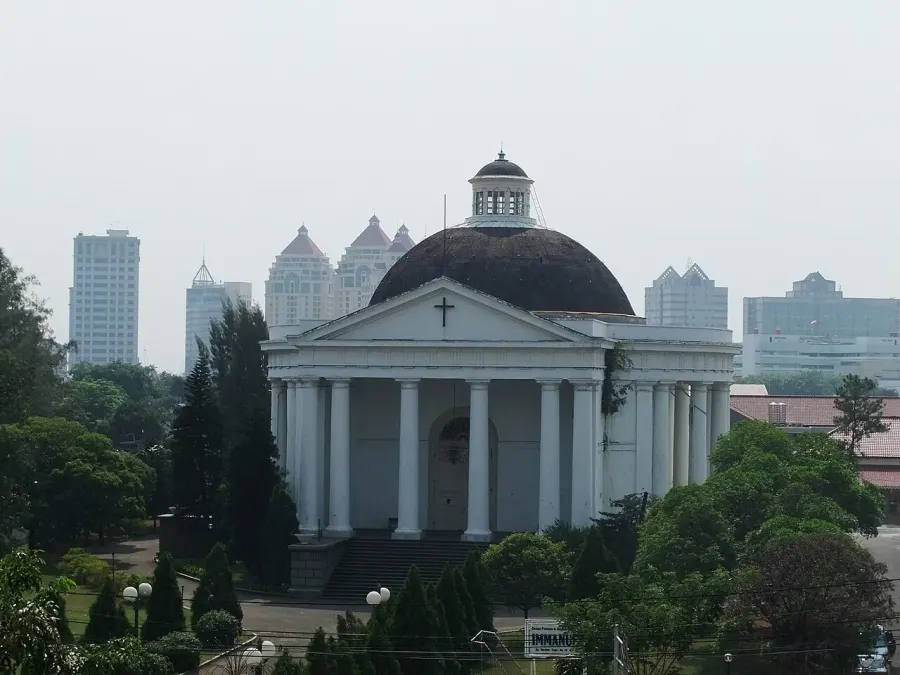 La carte Église réformée Emmanuel de Jakarta
