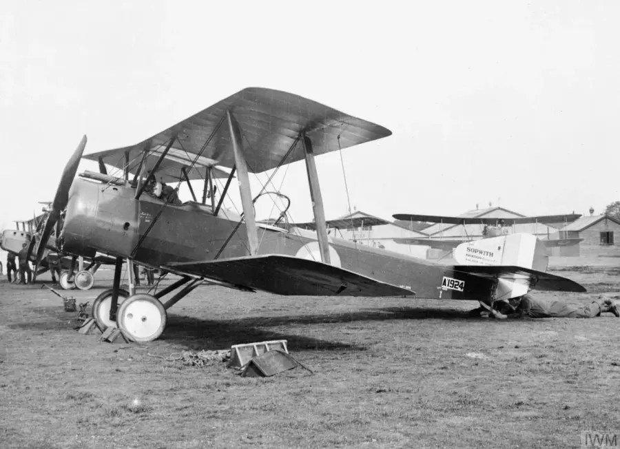 The Sopwith 1½ Strutter card