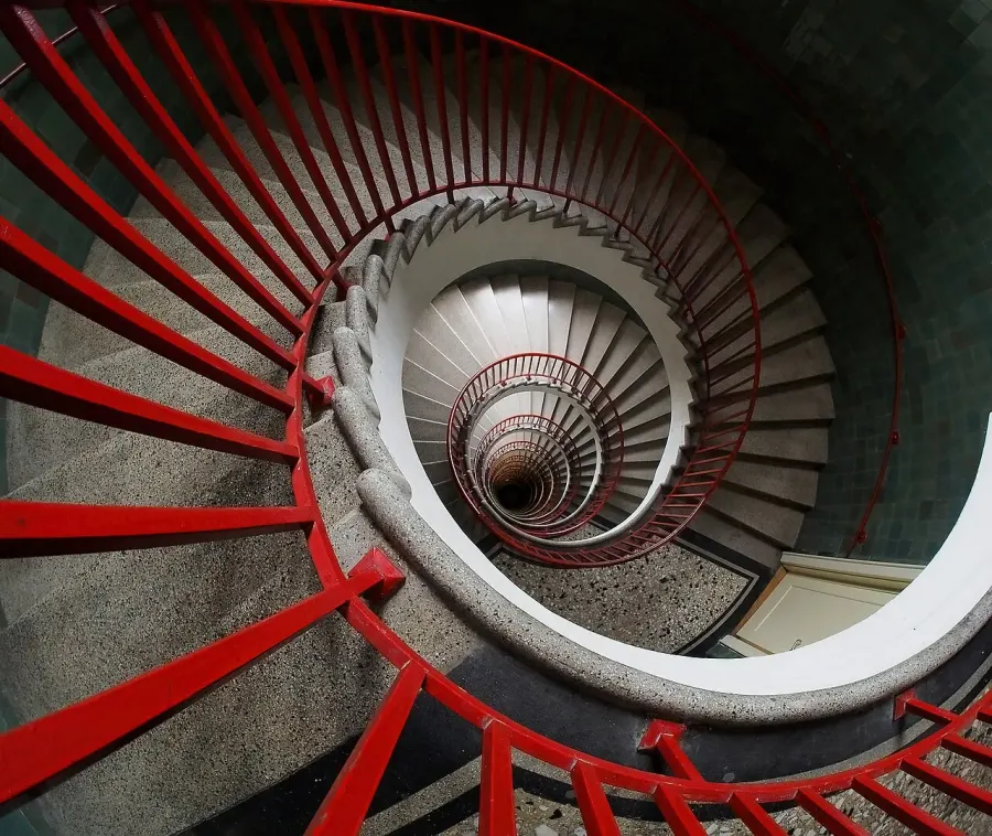 The Helical staircase card