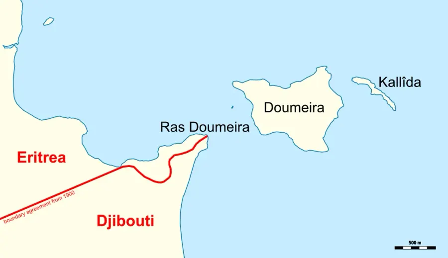 The Doumeira Islands card