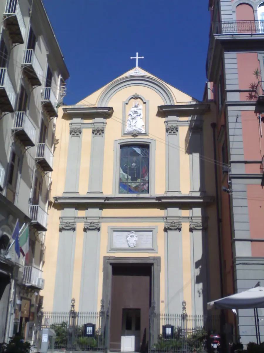 La carte Église Santa Caterina a Chiaia