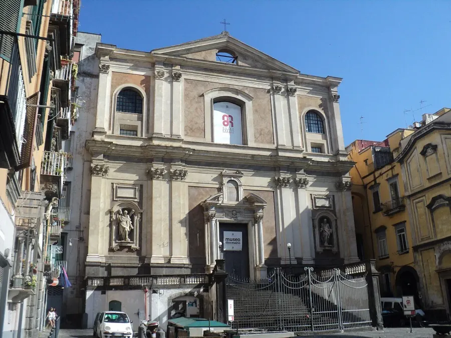 La carte Église Santa Maria Donnaregina Nuova