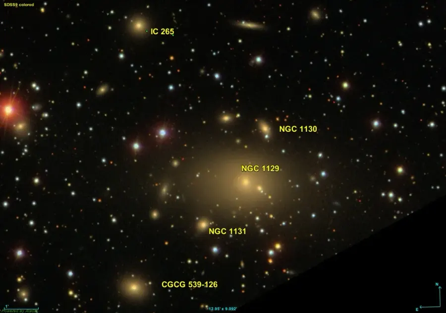 The NGC 1129 card