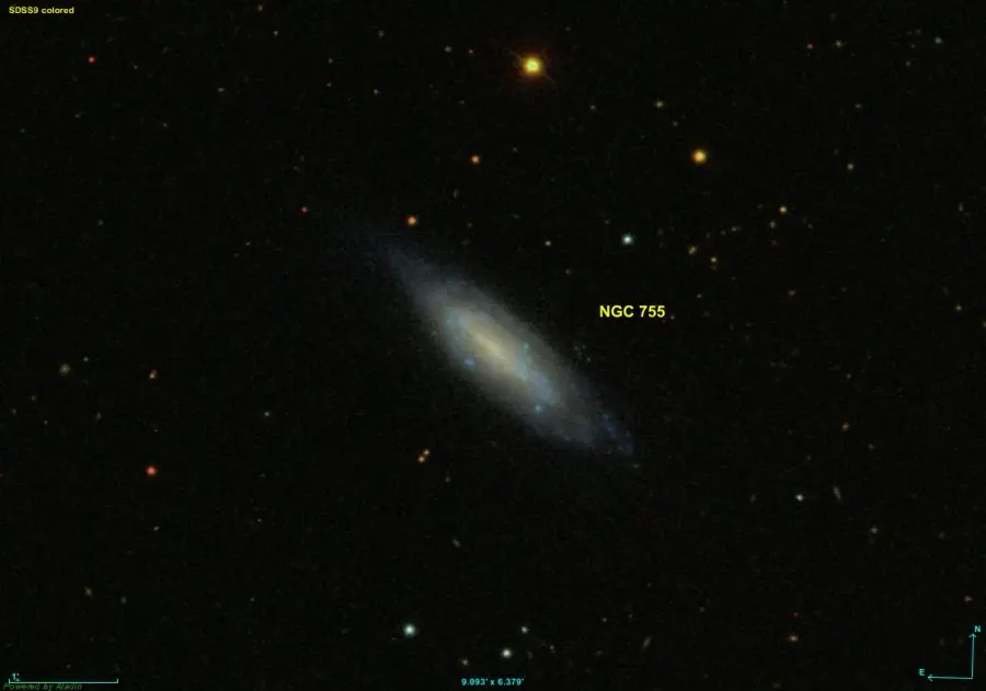 The NGC 755 card